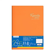SEASON清倉臺灣四季2025年B5A5一日一頁(yè)軟面日程本手帳365天記事本計劃本 YDC2516-02 2025年16K日志-橙