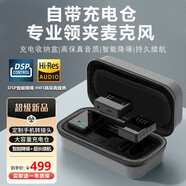 SevenLove【熱銷(xiāo)10w+降噪混響】無(wú)線(xiàn)領(lǐng)夾麥克風(fēng)一拖二聲卡收音麥戶(hù)外直播采訪(fǎng)小蜜蜂手機電腦相機監聽(tīng)錄音 一拖二【自帶充電倉】安卓蘋(píng)果相機通用+伴奏監聽(tīng)混響