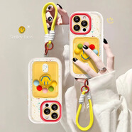 孜泰 適用蘋果15手機(jī)殼iphone15ProMax保護(hù)套立體個(gè)性創(chuàng)意防摔殼【立體笑臉-送掛繩】