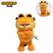愛(ài)絨藝正版加菲貓大電影同款公仔毛絨玩具橘色Garfield胖貓咪玩偶禮物  25cm加菲貓家族-抱手加菲 正版授權(quán) 防偽鐳射標(biāo)