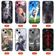 蘋果15手機(jī)殼動(dòng)漫iPhone15pro卡通15plus全包15promax防摔軟殼潮 fate saber 吾王 黑貞德 令咒 硅膠磨砂（備注型號(hào)和圖案編號(hào)）