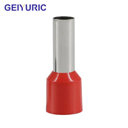 GEIYURIC VE管型預絕緣接線(xiàn)端子 歐式管型冷壓線(xiàn)耳銅鼻子電線(xiàn)接頭盒裝 35平方E35-16（紅色100只）
