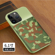 諾康士 蘋(píng)果14背夾充電寶 無(wú)線(xiàn)快充一體式14Promax夾背電池手機殼移動(dòng)電源輕薄便攜大容量 蘋(píng)果14Pro【6.1寸迷彩】大容量快充提速 2H大容量