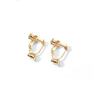 夢(mèng)君宸萬(wàn)能耳夾轉換器耳釘耳環(huán)改無(wú)耳洞耳飾女神器無(wú)痛隱形螺旋變耳夾 金色螺旋耳夾 一對