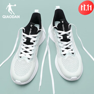 喬丹（QIAODAN）運(yùn)動(dòng)鞋男鞋夏季新款網(wǎng)面透氣跑步鞋黑色休閑跑鞋 輕透綠/黑色【網(wǎng)面透氣】 39
