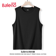 班尼路（Baleno）純棉背心男夏季美式潮牌男款運(yùn)動坎肩休閑寬松設(shè)計感男士無袖上衣