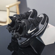 李寧熱動(dòng)品牌斷碼男童鞋運動(dòng)鞋秋秋2025新款兒童軟底老爹鞋中大童男孩潮 魅影黑升級版 40碼