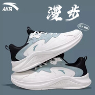 安踏（ANTA）男鞋子漫步夏季男士運(yùn)動(dòng)鞋2025新款跑步鞋休閑鞋網(wǎng)面鞋戶外旅游鞋 象牙白/黑/灰霧藍(lán)【漫步革面】 39