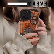 千敘 歐美風(fēng)潮牌插畫適用IPhone16promax蘋果12手機(jī)殼11防摔新款XsMax高級(jí)Xr 歐美風(fēng)梵高藝術(shù)生 iPhone 12