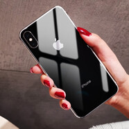 井邑田 iphonexr鋼化彩色后膜 xsmax后蓋背膜 蘋(píng)果X手機(jī)改色后貼膜防爆ix防刮花XR 蘋(píng)果XR【黑色】鋼化后膜