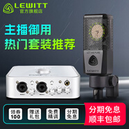 萊維特（LEWITT）LCT440PURE-ES大振膜電容麥克風(fēng)主播直播k歌專業(yè)錄音話筒設(shè)備全套聲卡套裝 萊維特440PURE-ES+艾肯4nano套裝