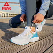 匹克（PEAK）【飛越】跑步鞋夏季新品減震緩震輕彈科技運(yùn)動(dòng)鞋 大白/天極藍(lán) 41