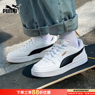 彪馬（PUMA）男鞋女鞋 新款春秋休閑鞋情侶鞋跑步耐磨低幫板鞋輕便透氣運(yùn)動(dòng)鞋 【主推款】彪馬白-黑色-金標(biāo) 39 250/6