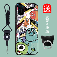 班藍錘子堅果pro3手機殼圖案簡(jiǎn)約個(gè)性堅果pro3保護套潮男女網(wǎng)紅款硅膠防摔全包磨砂卡通個(gè)性創(chuàng  )意軟殼 怪獸公司 堅果pro3【倆用掛繩】