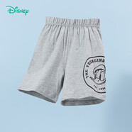 迪士尼寶寶（Disney Baby）童裝兒童短褲時尚米奇男童五分褲舒適保暖24年夏新品 花灰 130