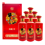 牛欄山42度濃香型白酒 國藏1號 500mL*6瓶整箱裝 42%vol 500mL 6瓶 500mL6瓶