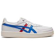 Onitsuka Tiger鬼?；?男女款運動鞋 GSM SD經(jīng)典簡約百搭輕便舒適透氣低幫運動鞋 WHITE/BLUE白色/藍色 225mm