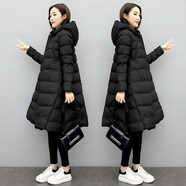 丁唯唯孕婦棉衣冬裝棉服女秋冬外套韓版寬松孕后期棉襖懷孕衣服冬季 黑色 L（125-135）