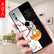 膜思維適用iPhone蘋果x手機(jī)殼A1865情侶品果xs歐美動漫全包邊潮男女防摔保護(hù)套磨砂潮新款ins風(fēng)卡通軟殼 太空人 iphonex【殼+手機(jī)膜】