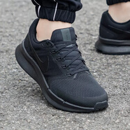 耐克（NIKE） 男鞋 2024新款夏季運(yùn)動鞋子休閑鞋輕盈耐磨緩震跑步鞋透氣跑鞋 DR2695-003/全黑/RUN SWIFT 3 44