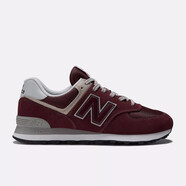 NEW BALANCE新百倫 574v2 男士經(jīng)典款574復(fù)古防滑耐磨跑步鞋運(yùn)動(dòng)鞋 深酒紅ML574EVM 標(biāo)準(zhǔn)38碼/US5.5