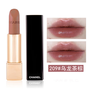 香奈兒（Chanel） 口紅絲絨炫亮魅力啞光持久唇膏七夕情人節(jié)禮物送女友老婆禮盒裝 209#烏龍茶棕