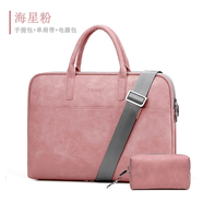 尼凡戴爾XPS 13 9350屏幕保護膜9310/9305觸控9315AI鍵盤膜9300/13 Plus 9320二合一防窺膜Ultra電腦包 皮革款單肩斜挎手提包+電源包/留言顏色 戴爾XPS 13-9310 觸控屏(非二合一)