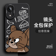 圖瑤 蘋(píng)果XSMAX手機殼生氣杰瑞卡通天使眼phoneXS全包防摔硅膠軟殼XR小眾高顏值保護套 經(jīng)典黑-T得意杰瑞 蘋(píng)果XR
