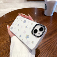 浩時(shí)池閃亮星星適用iPhone蘋(píng)果1514131211Pro手機殼Max情侶p30小米10鐳 白色星星 iPhone6s