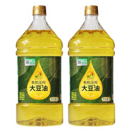 生態(tài)小鎮(zhèn)有機大豆油 精選有機原料物理壓榨 家庭食用植物油 非轉(zhuǎn)基因 純正大豆油 2L *2瓶
