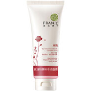 法蘭琳卡（FRANIC）洗面奶氨基酸控油補水保濕卸妝玫瑰蘆薈沙棘裸瓶無(wú)盒介意慎拍 120g玫瑰