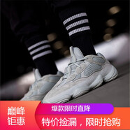 阿迪達(dá)斯 （adidas）Yeezy 500 Blush侃爺kanye椰子老爹鞋休閑運(yùn)動(dòng)鞋 EE7287 海鹽  44.5