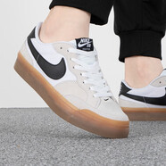 耐克（NIKE）男鞋春季新款COURT低幫運動鞋休閑鞋防滑耐磨板鞋BQ4222 DR9114-101/SB灰黑棕低幫 40.5