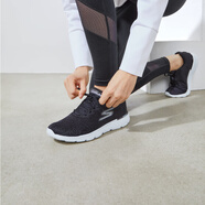 SKECHERS斯凱奇男女鞋透氣輕質(zhì)運動鞋夏季網(wǎng)布減震時尚跑步鞋 14804/BKW 女款-黑色/白色 36