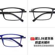 目匠眼鏡框近視眼鏡男女款防藍光護目鏡全框超輕TR眼鏡架 170 鏡架+1.56變灰防藍光片