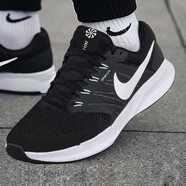 耐克（NIKE）男鞋25秋季新款網(wǎng)面運動(dòng)鞋休閑鞋輕便緩震透氣跑步鞋 黑白跑鞋/建議拍大半碼/曬圖退10 42