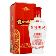 湄窖貴州湄窖 紅花瓷 52度濃香 500ml 1瓶裝 糧食白酒 53度 500mL 1瓶