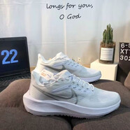 CLENIKEED莆田純原 NIKE AIR 飛馬39代登月Zoom氣墊運動(dòng)鞋緩震男女耐磨跑步 白灰 nike 41  標準尺碼 NIKE