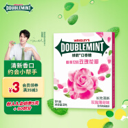 绿箭(DOUBLEMINT)口香糖 玫瑰薄荷味12片32g/盒 零食糖果 口气清新糖