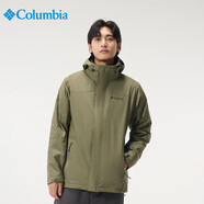 Columbia哥倫比亞三合一男25秋冬抓絨內膽防寒保暖夾克外套WE3321 397 M