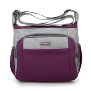 輕鷗新款情侶背包單肩包男女休閑戶(hù)外運動(dòng)背包豎款斜挎包女包旅游小包 大容量媽咪包 深棕色