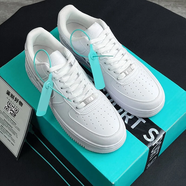 嗒欄帕透氣新品aj男鞋子男莆田官方防滑空軍一號男休閑籃球鞋運動(dòng)板鞋男 純白【內置氣墊】 40