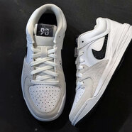 耐克（NIKE）男鞋2026春季新款Jordan Stadium 90籃球風(fēng)運動(dòng)休閑板鞋 DX4397-112白色黑鉤 44