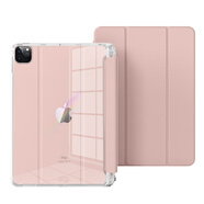 崇尚美2022款iPad10代蘋果air5保護(hù)套帶筆槽iPad9代10.2英寸iPad5代平板保護(hù)殼 透明槽【嬰兒粉+鋼化膜】送小熊貼紙 iPad Air3/Pro(10.5英寸)