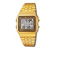 卡西歐（CASIO）手表 經(jīng)典小方塊小金表 電子表時(shí)尚ins復古男表女表情侶 A500WGA-9DF