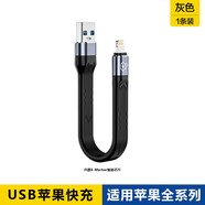邁得旺數(shù)據(jù)線pd快充iphone14適配充電線短款雙頭TypeC公對公雷電3線適用蘋果華為手機充電寶快充短線便攜 【13厘米】USB轉(zhuǎn)蘋果快充短線 1條裝