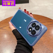 閃曼巴適用于OPPO一加系列手機(jī)殼自帶鏡頭膜保護(hù)套透色防滑硅膠殼ACE系列簡(jiǎn)約ins風(fēng)全包防摔手機(jī)套 【透藍(lán)】玻璃鏡頭膜 全包軟殼 一加Ace 3