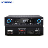 HYUNDAI現(xiàn)代家庭ktv音響功放機(jī) 家用卡包音箱專用 高保真藍(lán)牙無線大功率音樂功放 A128功放