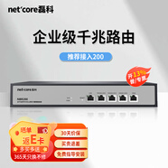 磊科（netcore） NBR100全千兆多WAN口企業(yè)路由雙核高性能CPU穩(wěn)定待機(jī)100臺(tái)支持寬帶 【上網(wǎng)行為管理/帶機(jī)量200】NBR200