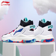 李寧籃球鞋男鞋韋德之道音速隊徽男子中幫減震回彈實(shí)戰籃球比賽運動(dòng)鞋 款式如圖2 41 (內長(cháng)255)